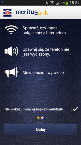 Bankowość mobilna, która mówi. Nowość z Meritum Banku.