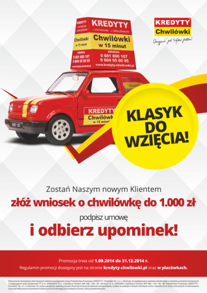 Do wzięcia pożyczka z "klasykiem"