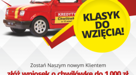 Do wzięcia pożyczka z "klasykiem" BIZNES, Finanse - Każdy nowy klient firmy, który podejmie decyzję o wzięciu chwilówki, otrzyma atrakcyjny upominek – miniaturowy model Fiata 126p. Ogólnopolska akcja pod hasłem „Klasyk do wzięcia” właśnie ruszyła.