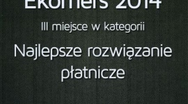 Transferuj.pl i Elavon nagrodzone tytułem Ekomers 2014 BIZNES, Finanse - Przedsięwzięcie Krajowego Integratora Płatności i firmy Elavon znalazło się w gronie trzech rozwiązań płatniczych. Wyróżnione rozwiązanie to Innowacyjna Bramka Płatności Kartami zintegrowana z serwisem sprzedającego w ramach stworzonego przez KIP SA systemu Transferuj.pl.