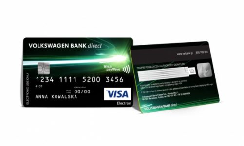 Nowe karty płatnicze Volkswagen Bank direct