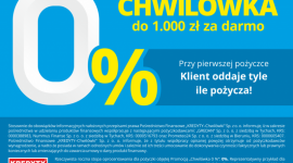 Pierwsza chwilówka gratis. Maluch w bonusie BIZNES, Finanse - Łączona promocja Pośrednictwa Finansowego "KREDYTY-Chwilówki" - "Klasyk do wzięcia" i chwilówka zero procent.