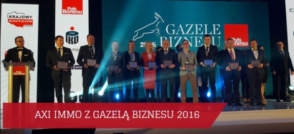 AXI IMMO z Gazelą Biznesu 2016