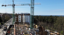 Gwiazda Morza zakończyła ważne etapy budowy BIZNES, Finanse - Postępują prace budowane przy Gwieździe Morza - jednym z najbardziej prestiżowych hoteli, stawianym we Władysławowie