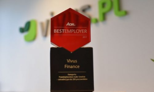 Vivus Finance najlepszym pracodawcą roku wg AON Hewitt