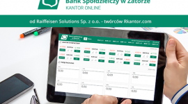 Twórcy Rkantor.com dostarczyli kantor online dla Banku Spółdzielczego w Zatorze