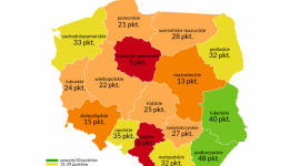 Wskaźnik rzetelności polskich przedsiębiorstw – najuczciwsi na wschodzie i połud BIZNES, Finanse - Jeśliby mierzyć poziom rzetelności przedsiębiorstw solidnością w regulowaniu swoich faktur, to bez wątpienia palma pierwszeństwa należy się firmom zarejestrowanym w Polsce południowo-wschodniej i wschodniej.