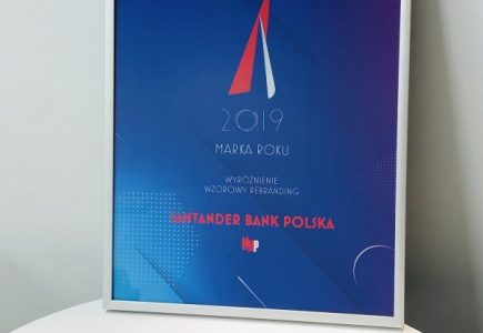 Santander Bank Polska z wyróżnieniem za rebranding