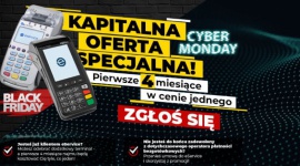 Black Friday w płatnościach. Terminal od eService za darmo przez trzy miesiące BIZNES, Finanse - Przedsiębiorca, który między 29 listopada a 2 grudnia 2019 r., zamówi terminal płatniczy w promocyjnej ofercie „Black Friday & Cyber Monday w eService”, otrzyma specjalną zniżkę na wynajem terminala. Przez pierwsze 4 miesiące umowy zapłaci równowartość jednej opłaty miesięcznej.