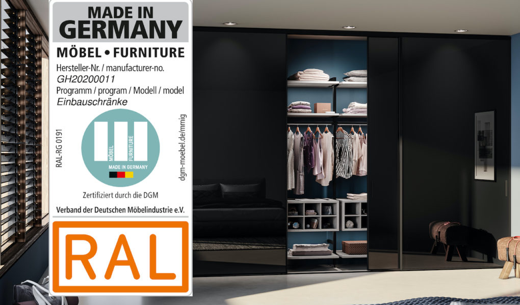 Certyfikat „Furniture. Made in Germany” gwarantem jakości produktów marki Raumplus