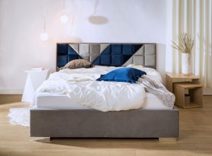 Panele i zagłówki tapicerowane jako sposób na łóżko idealne
